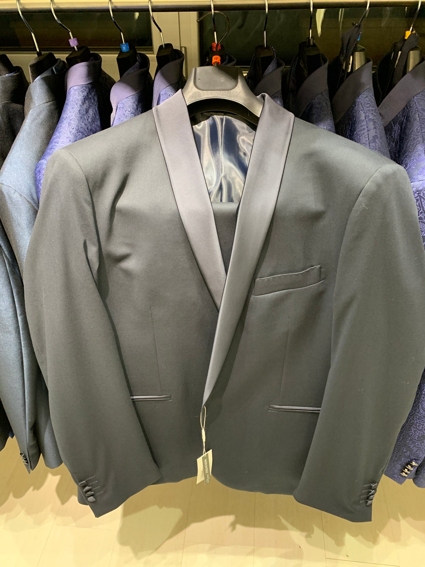 SMOOKING UOMO - blu navy sciallato