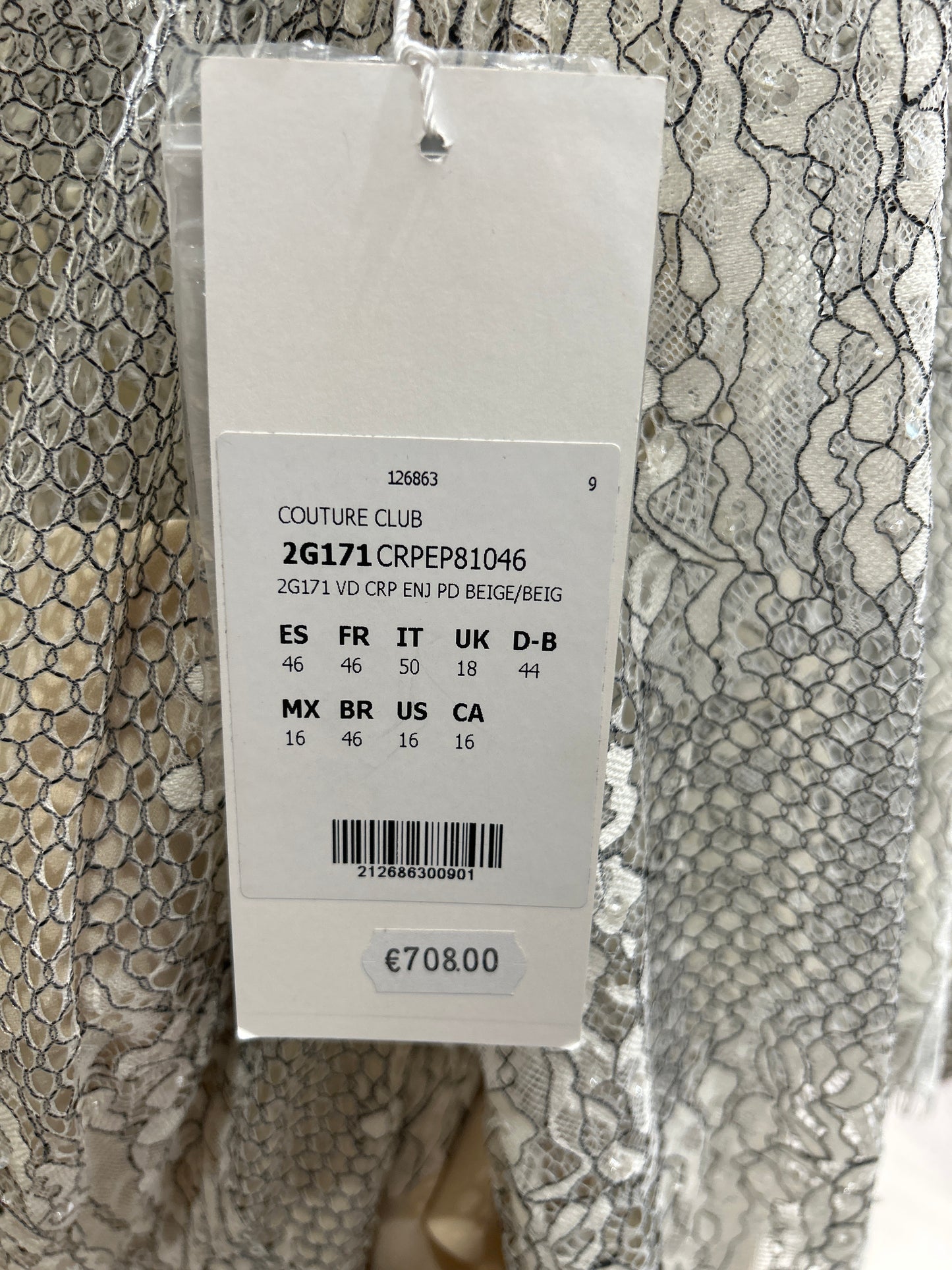 2G171 couture club crepe beige