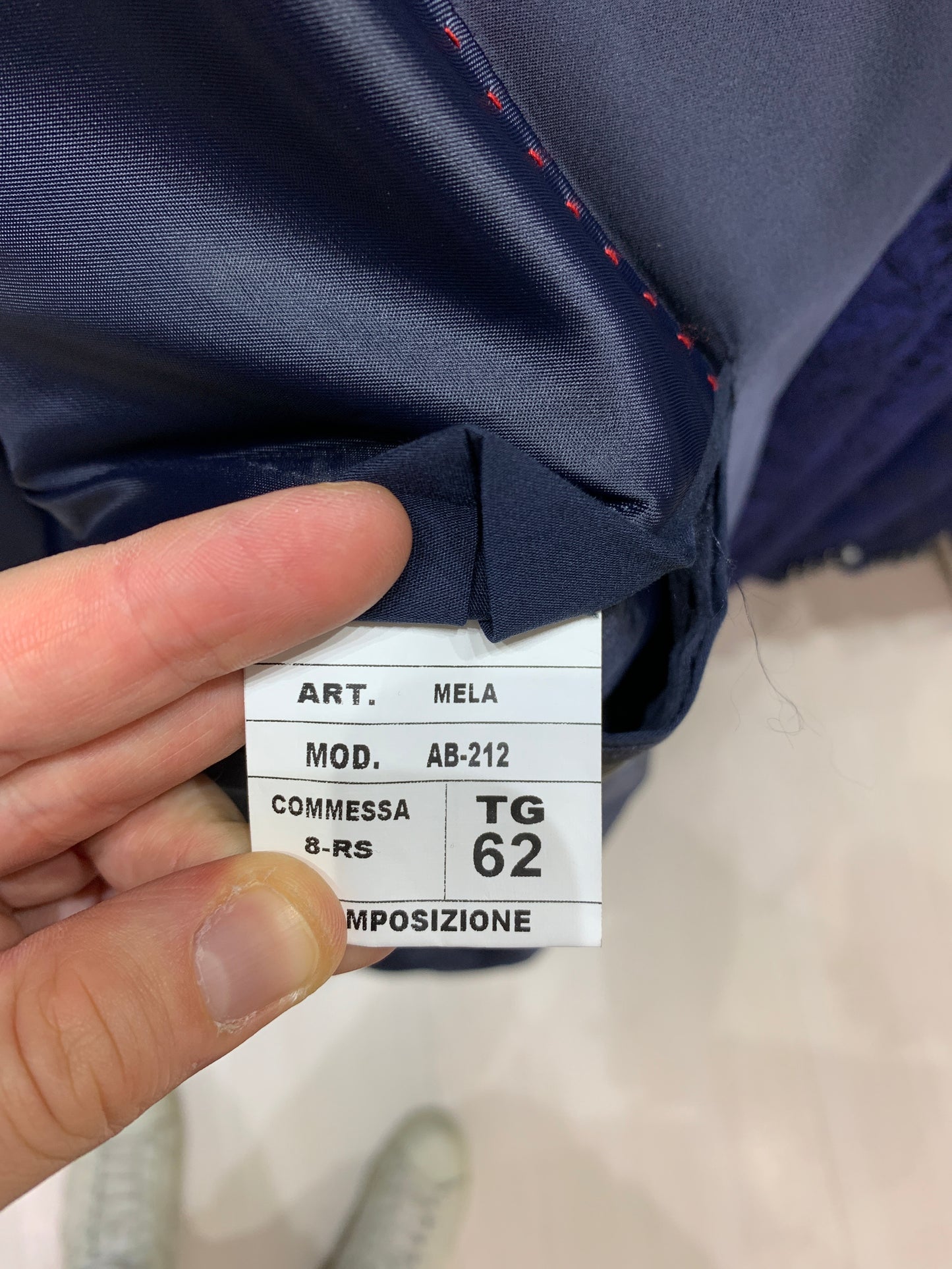 SMOOKING UOMO - blu navy sciallato