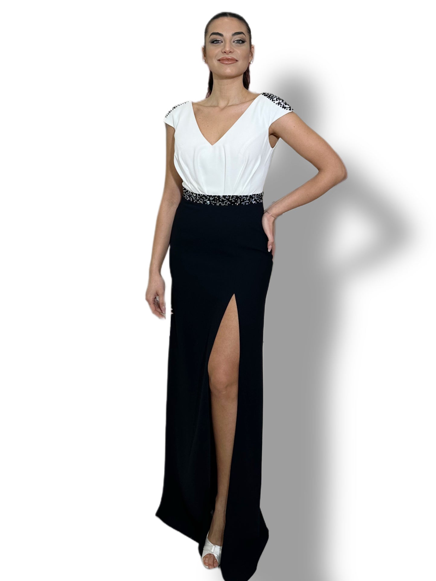 72P - 654 Vivien luxury nero \bianco