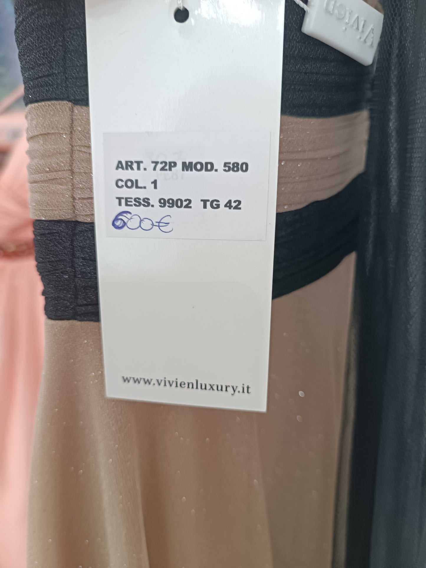 72P - 580 Vivien luxury nero\oro