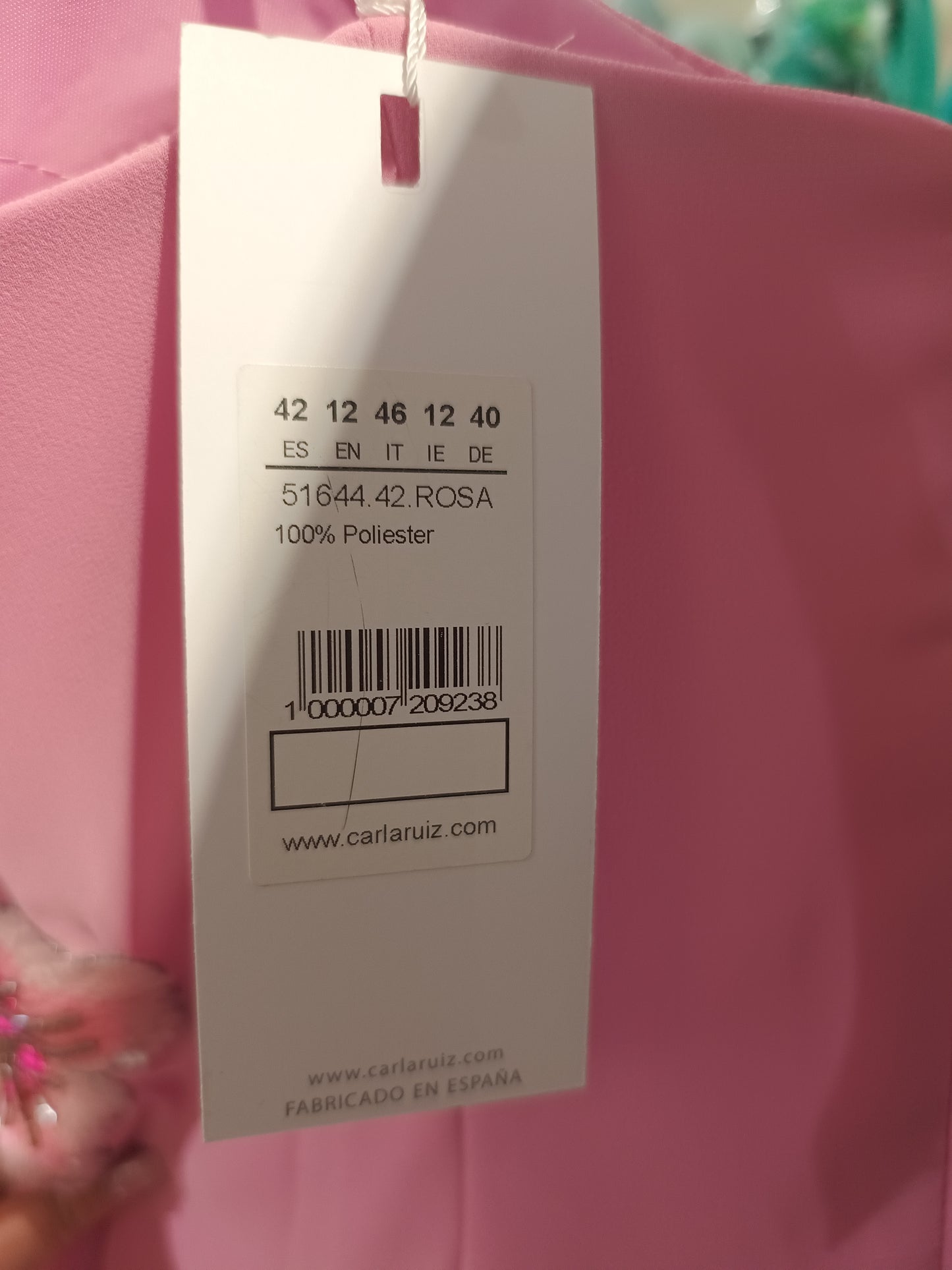 51644 - Rosa abito + coprispalle