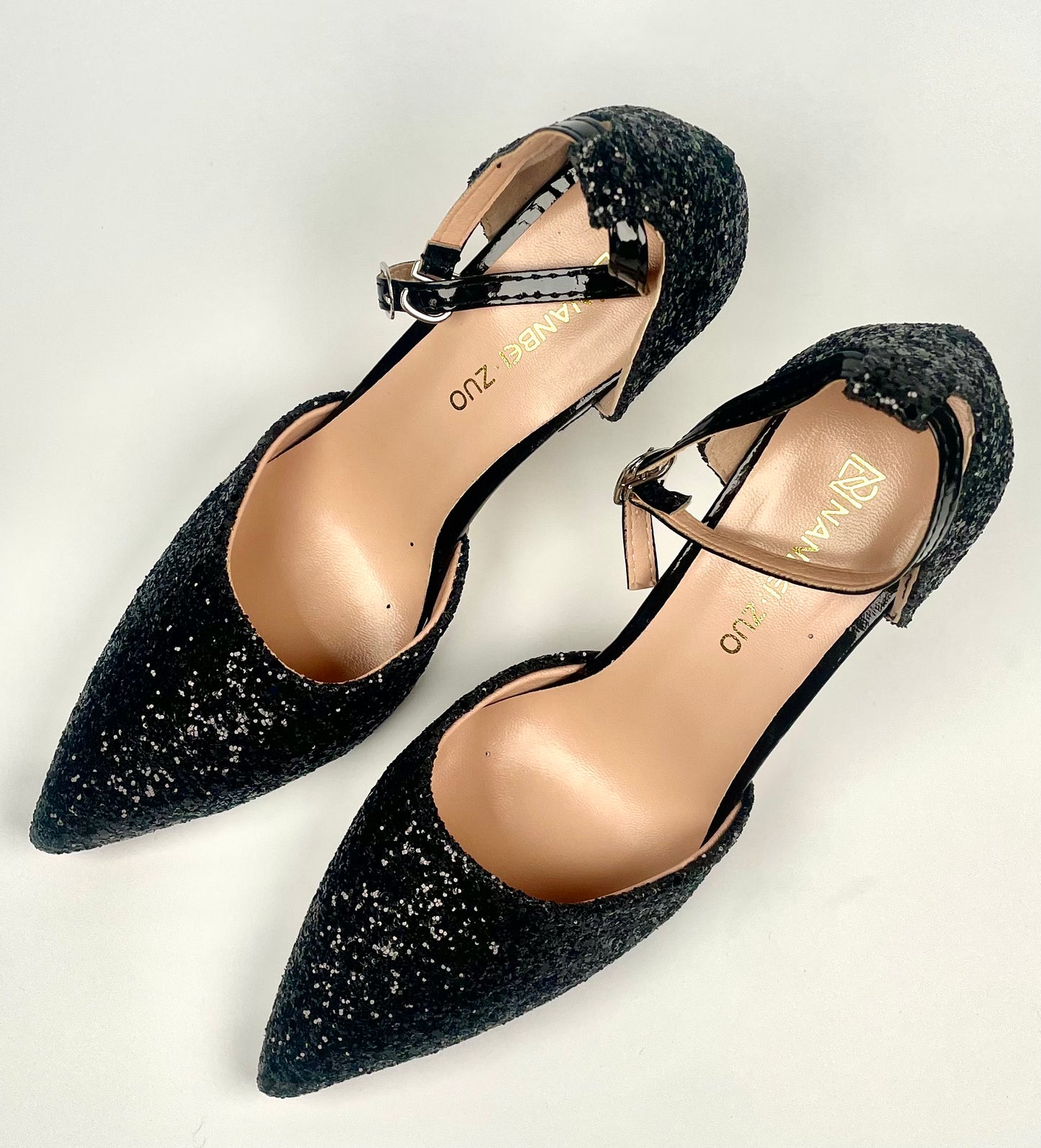 Scarpa NERA glitter - Cerimonia