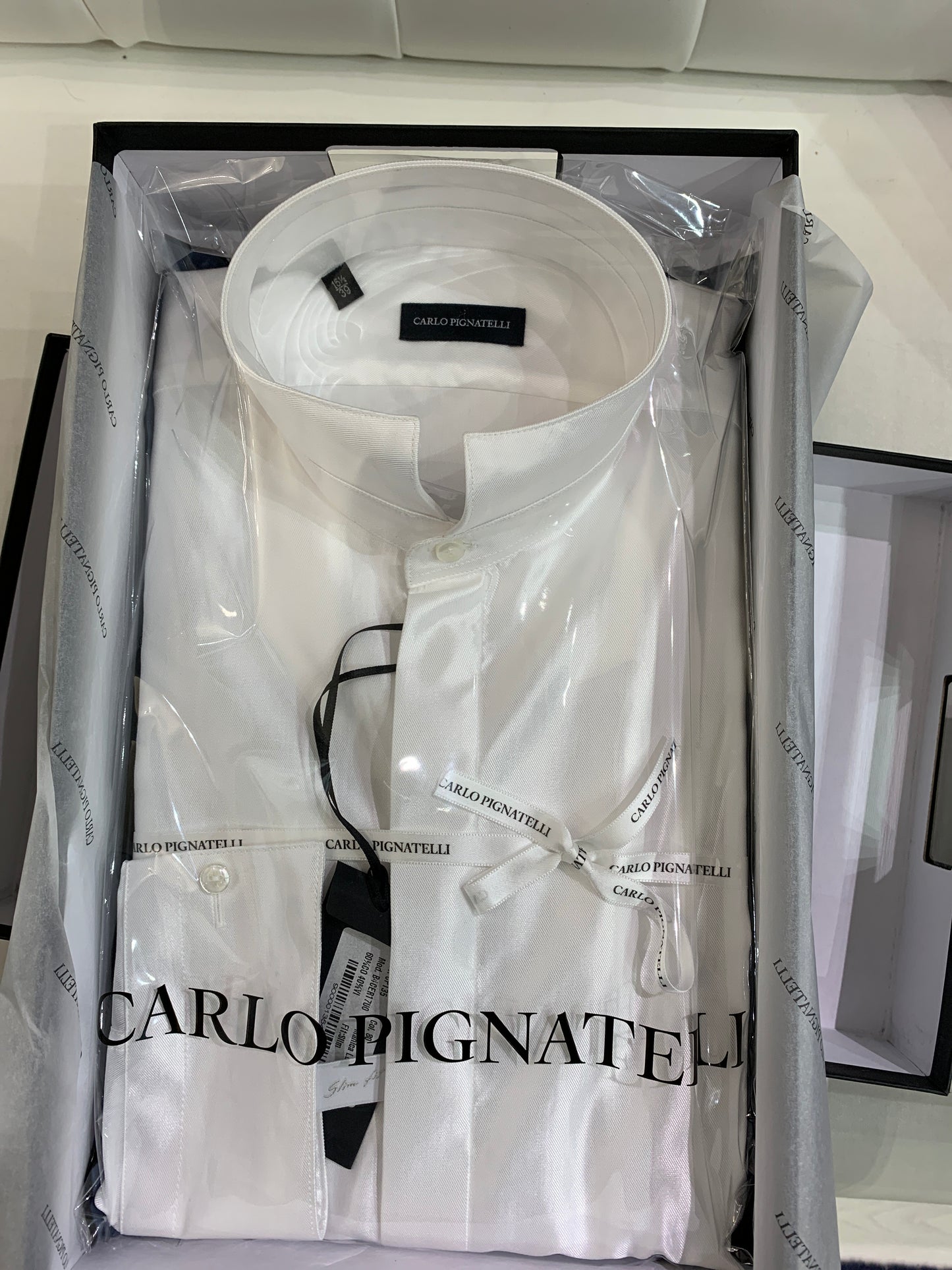 CAMICIA PIGNATELLI - CP 35 col 80 bianco lucido